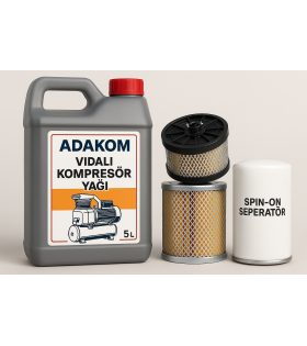 5.5KW - 15KW Vidalı Kompresör Bakım Kiti